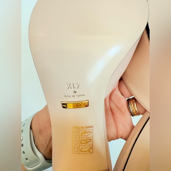 Gucci Rose Pink leather Baby Horsebit block heel 70mm open toe mules EU 41.5 - Picture 8 of 10